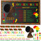Outus 105 Pieces Black History Month Decorations Black History Month Bulletin Board Decor Cutouts Sets African American Celebration Bulletins for ...
