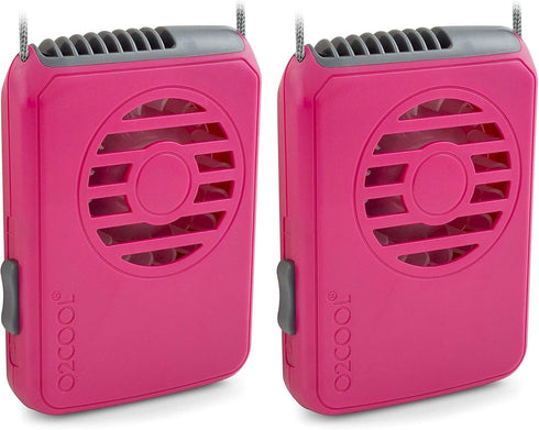 O2COOL Deluxe Necklace Fan, Raspberry, 2 Units New title: O2COOL Deluxe Necklace Fan, Pink, 2 Units...