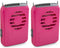 O2COOL Deluxe Necklace Fan, Raspberry, 2 Units New title: O2COOL Deluxe Necklace Fan, Pink, 2 Units...