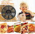 GXF Air Fryer Grill Pan for Ninja 4 QT AF101 5.5 Quart AF161 Max XL AF150 XL Air Fryers, 8.2 IN Non-Stick Round Grill Plate Tray Accessories Repla...