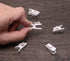 Mini Skater 1 Inch Length Small Earphone Wire Clip Headphone Mount Cable Clothing Clip Earbud Clip to Keep Earphone/Microphone Cord in Place for 1...