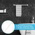 Replacement Towel BAR 24" Rod Spring Loaded Ends Durable Plastic Wall Mounted...