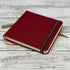 Travelogue Square Drawing Book, 5.5" x 5.5" Artist Journal - 128 Sheets Buff Paper, Vermilion Red Cover...