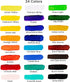 WA Portman 24pk Acrylic Paint Set - Lightfast Acrylic Paint Set for Adults and Children - Acrylic Set is a Great Addition to Painting Supplies and...