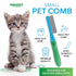 Dog, Cat, Rabbit & Pet Detangler Comb for Small Pets - Grooming Tool with Round Tip Steel Pins - Cat Comb, Dog Comb, Rabbit Comb - Anti Slip Hair ...
