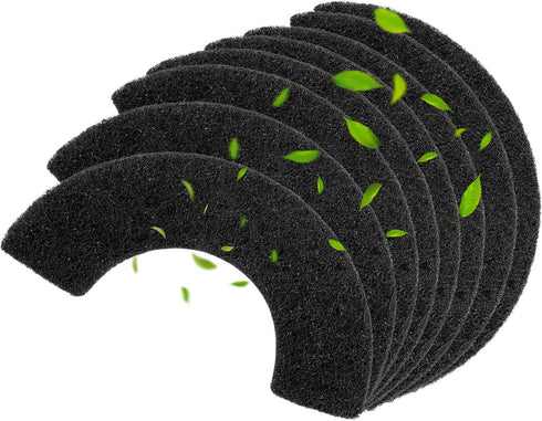 8 Pack Carbon Filters Compatible with Model 4, Cat Litter Box Filters Replacement to Absorb Odors Control Damp from Pets and Keep Home Fresh...