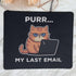 Cat Mouse Pad - Funny Humor Sarcastic Mouse Mat for Work Gaming Office Home - Personalized 9.5 x 7.8 Inch Mousepads for Kitten Lovers Cat Mom Gift...