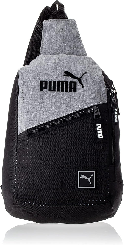 PUMA EVERCAT SIDEWALL SLING BACKPACK, One Size, Heather Grey...