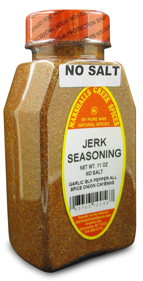 Marshall’s Creek Spices Jerk Seasoning No Salt Packed In Large Jars, 11 Ounce...