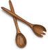 Lipper International Acacia Oblong Salad Servers, 12" Long, One Pair...