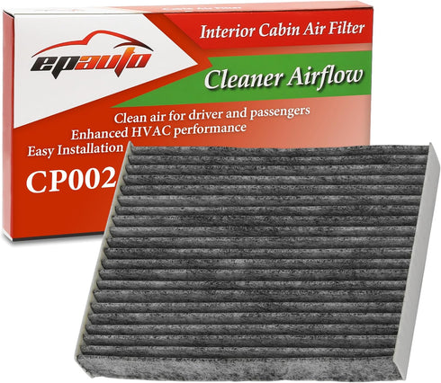 EPAuto CP002 (CF12002) Cabin Air Filter includes Activated Carbon, Replacement for KIA Soul (2014-2019), Soul EV (2015-2019)...