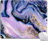 Mouse Pad, Purple Navy Gold Marble Mouse Pad, Premium-Textured Marbling Mouse Mat Square Waterproof Non-Slip Rubber Base Computer Mousepads for Of...