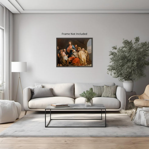 Posterizer 1 pcs-The institution of the sacrament painting poster-Religious Posters-Gifts for Christians -Decor for Church, Sunday School Classroo...