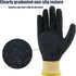 Insulated Electrician Gloves 400V High Voltage Resistant Gloves Flame Retardant Work Gloves, Electrical Rubber Non-slip Texture Design Gloves for ...