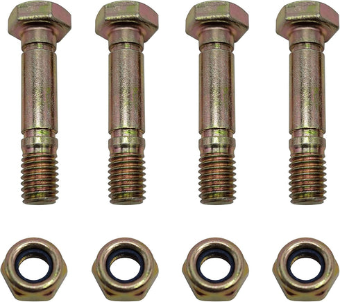 4PK Shear Bolt and Nut Fits MTD Cub Cadet Troy-Bilt 710-0890 710-0890A 910-0890A Snow Thrower...