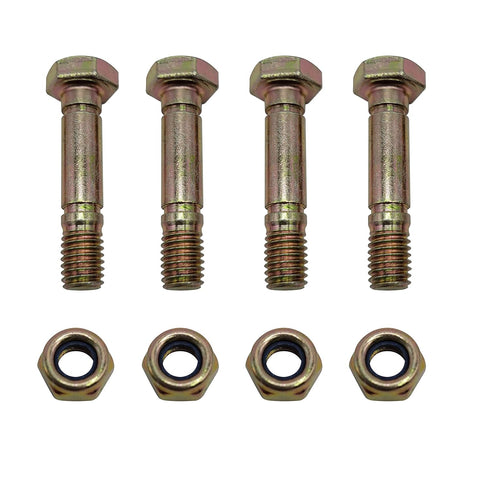 4-Pack 710-0890 Snowblowers Shear Bolts and Nuts Replaces MTD Cub Cadet Troy-Bilt 710-0890a 910-0890A SnowThrower...