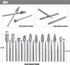 Yakamoz 20Pcs 3mm (1/8") Shank Carbide Burr Set, 3mm & 6mm Double Cut Rotary Files Burrs Die Grinder Bits Burs DIY Woodworking Tool for Wood Metal...