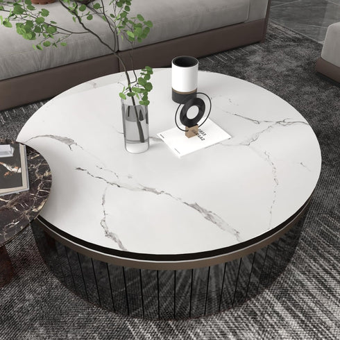 Stickyart Thick Marble Contact Paper Peel and Stick White Marble Wallpaper Matte Contact Paper for Bathroom Countertops Removable Marble Wallpaper...