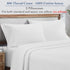 Heirloom Soft, Smooth & Thick Certified 800 Thread Count 100% Cotton Sateen is Superior to Egyptian Cotton Claims, 2 White Standard Pillowcases Fi...