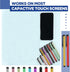 200 Pack Stylus Pens for Touch Screens Capacitive Screen High Sensitivity Metal Tablet Pen Universal Fine Point Phone Devices, 10 Color...