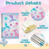 A5 Spiral Notebooks - 2Pcs 50 sheets 100 Pages Cute Wire Bound Travel Journal Spiral Notebook, Writing Notepads Memo Diary Notes Study School Work...