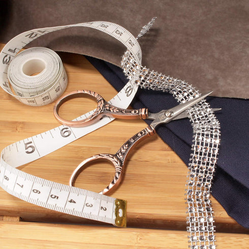 JubileeYarn Decorative Floral Embroidery Craft Scissors - Antique Silver - 1 Pair...