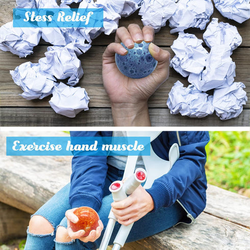 10PCS Solar System Planet Stress Balls,Stress Relief Planets and Space Ball Educational Toys,Anti Stress Solar Educational Balls for Adults and Ki...