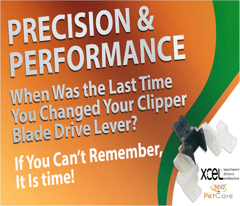 XCEL Drive Assembly Lever Replacement Blade for Pet Clippers (Pack of 4)...