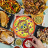 Tortilla Warmer Taco 12 Inch Insulated Pouch Cloth - Microwave Use Fabric Bag to Keep Food Warm for up to One Hour (Sugar Skull Fiesta Floral Day ...