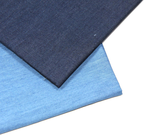 Denim 5 OZ.Indigo Washed of Deep Col 100% Cotton Fabric 58" Wide by 2 Yards (Deep 2yards)...