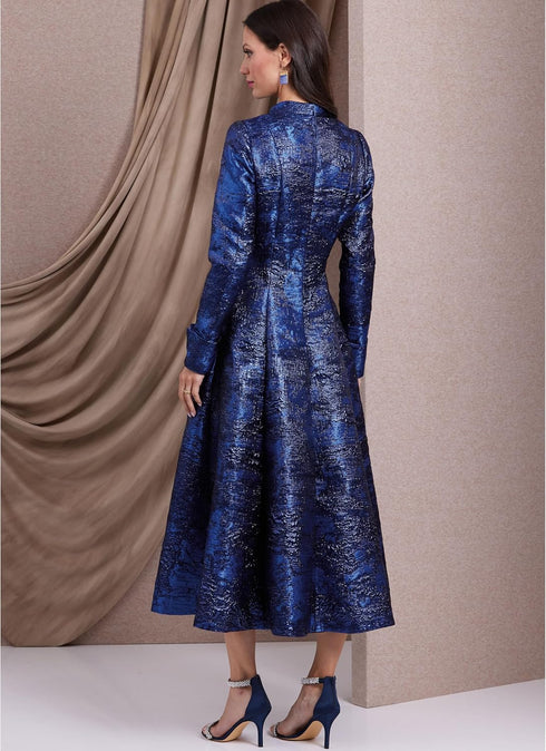 Vogue Misses' Fit and Flare Dresses Sewing Pattern Packet, Sizes 16-18-20-22-24, Multicolor...
