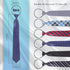 Geyoga 6 Pcs Zipper Ties for Boys Girls Men Women Pre Tied Adjustable Necktie for School Uniform Business Wedding (Classic Style)...