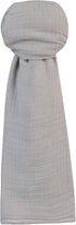 Ely's & Co. Cotton Muslin Swaddle Blanket 1-Pack for Baby Boy or Girl — 100% Cotton Muslin Extra-Large Swaddle Blankets (47” x 47”) Silver Grey...
