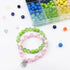 450pcs 8mm Glass Beads for Bracelet Making,15 Colors DIY Gemstone Crystal Beads,Jewelry Making Kit Healing Round Beads for Friendship Bracelet...