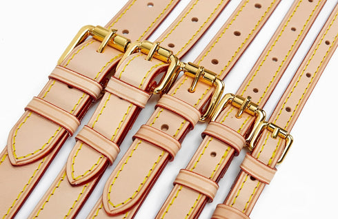 Genuine Vachetta Leather Adjustable Crossbody Replacement Straps for Purses Shoulder Bags...