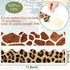 Classroom Bulletin Board Borders Safari Animal Classroom Borders for Wall Decorations DIY Leopard Tiger Cow Print Bulletin Board Sticker for Schoo...