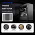 120mm Fan Dust Filter PC, 10Pack PVC Computer Dust Filter Mesh Dustproof Case Cover PC Cooler Fan Filter Grills with 40pcs Screws for Computer Coo...