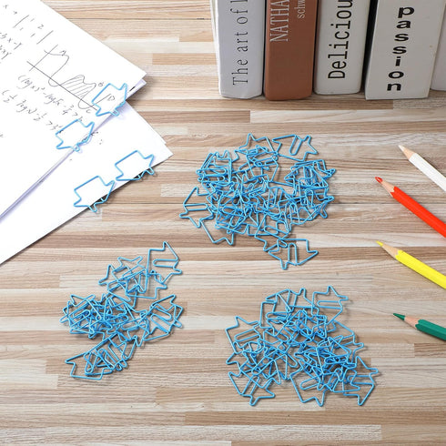 100 Pcs Clips Office Supplies House Paper Clips Real Estate Agent Gifts Office Paperclips Cartoon Creative House Shapes Paperclips for Office Home...