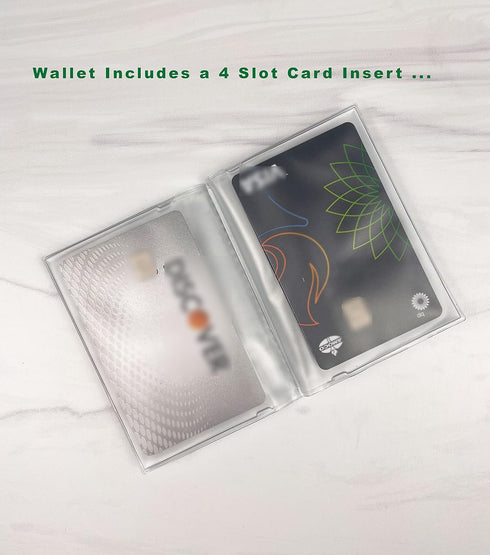 Sprocket Nylon Trifold Wallet with Zippered Coin Pocket (Black), 3 x 5...