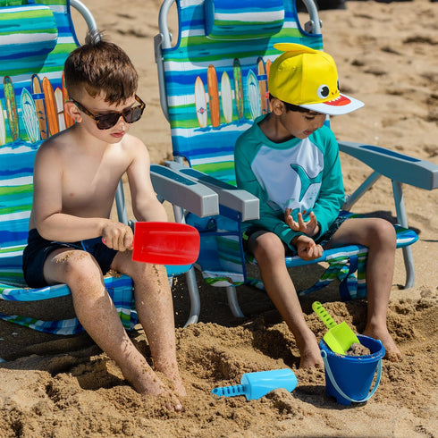 Beach Shovel Toys for Kids: Heavy Duty Plastic Sand Shovels Tools for Toddlers - 4 Pack Outdoor Digging Sandbox Toys Sets...