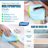 Easy Clean Dish Cloths Streak Free Miracle Microfiber Cleaning Cloths for Kitchen Counter Window Mirror Glass Lint Free Polishing Rag Reusable, 12...