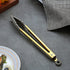 Gold Cooking Tongs, Berglander Heavy Duty Food Tongs For Cooking With Silicone Tips And Titanium Gold Plating Handle, Kitchen Tongs, Grill Tongs, ...