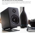Kanto S2 Tilted Desktop Speaker Stands for Small Speakers & Compact 2”-3” Studio Monitors | Supports 6 lbs | Damping Foam Padding | Pair | Black...