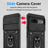 for Pixel 7 Case, Google Pixel 7 Case with 2 HD Screen Protector + Slide Camera Cover, 360° Magnetic Ring Holder Kickstand [Military Grade Shockpr...