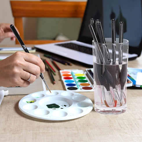 Mr. Pen- Miniature Paint Brushes, 9 Pcs, Detail Paint Brush Set, Fine Paint Brush, Fine Detail Paint Brush Set, Detail Paint Brushes, Model Paint ...