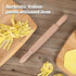 Beech Wood 7mm Fettuccine Pasta Cutter Noodle Lattice Roller Docker Dough Cutter Wooden Rolling Pin Spaghetti Pasta Maker Beechwood Noodle Cutter ...