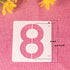 36-Piece 4-Inch Letter and Numbers Stencils Set: Reusable Plastic Stencils...