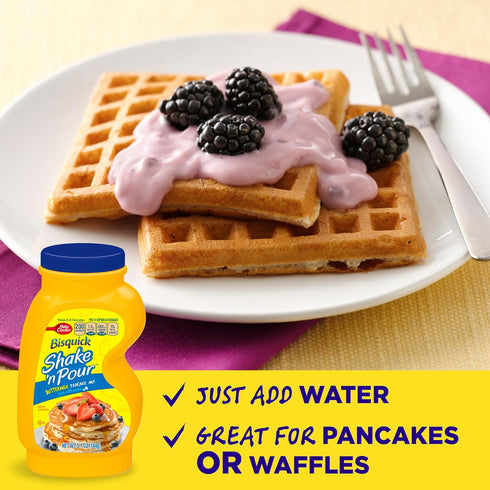 Betty Crocker Bisquick Shake 'n Pour, Buttermilk Pancake Mix, 5.1 oz...