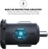 Scosche USBCQC1 18W Qualcomm Quick Charge 3.0 Car Charger Compatible with All Qualcomm 3.0, 2.0, Samsung Adaptive Fast Charge and USB Devices (Pac...