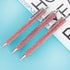 HOCE 3 Pcs Rhinestone Bling Metal Ballpoint Pens 0.7 mm, Black Ink, Gift Pens for Christmas Bridesmaid Wedding Birthday, Pink One Size...